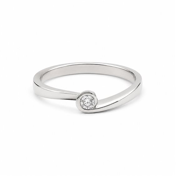 Anneau Cianfrone Gioielli Femme in Or Diamante 0.20 Ct ANOR-124-198 - ANOR-124-198